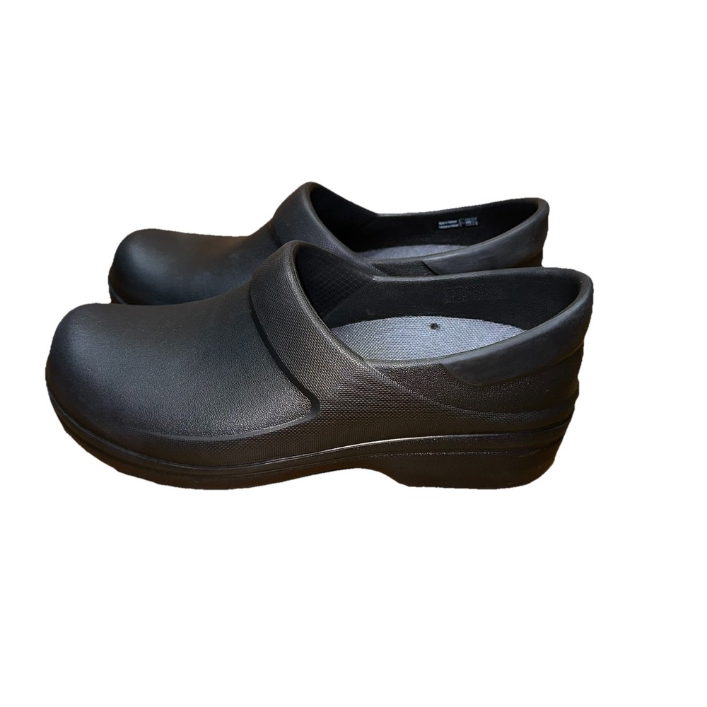 NWOT Crocs Neria Pro II Dual Comfort Black Work Clogs Slip Resistant Women 7 $50 - Picture 7 of 12